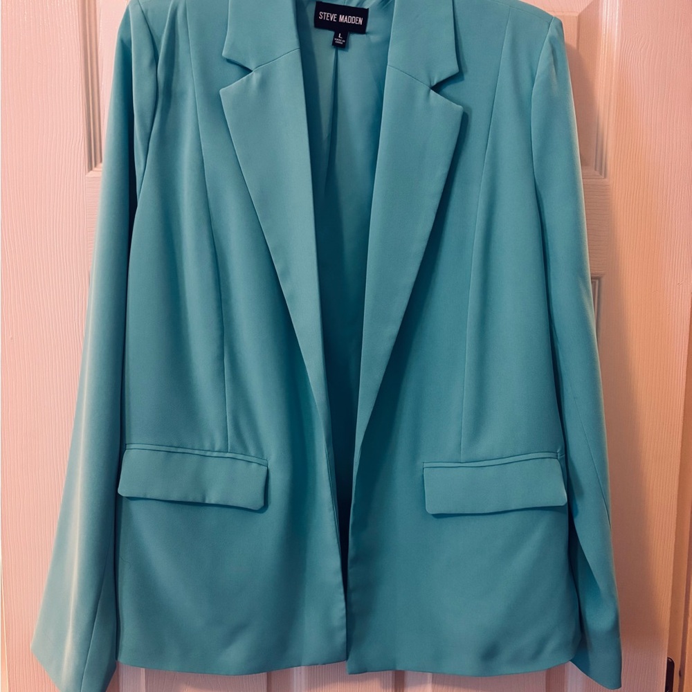 Steve Madden Turquoise Blazer-new without tags